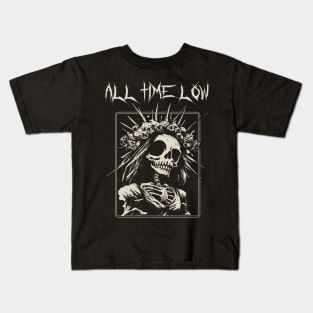 all time low bridge skull Kids T-Shirt